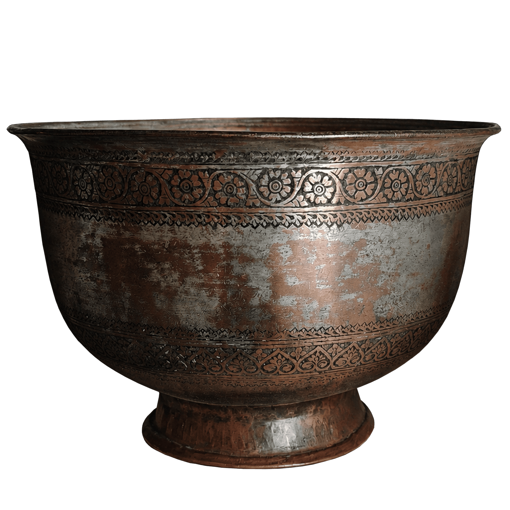 Kashmiri copper vessel